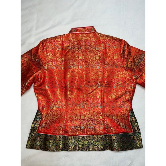 1950s Qing Yu Chinese Silk Jacket Size XL - Picture 6 of 10